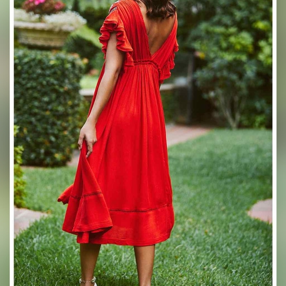 Free People Will Wait For You Midi Dress - Picture 3 of 13